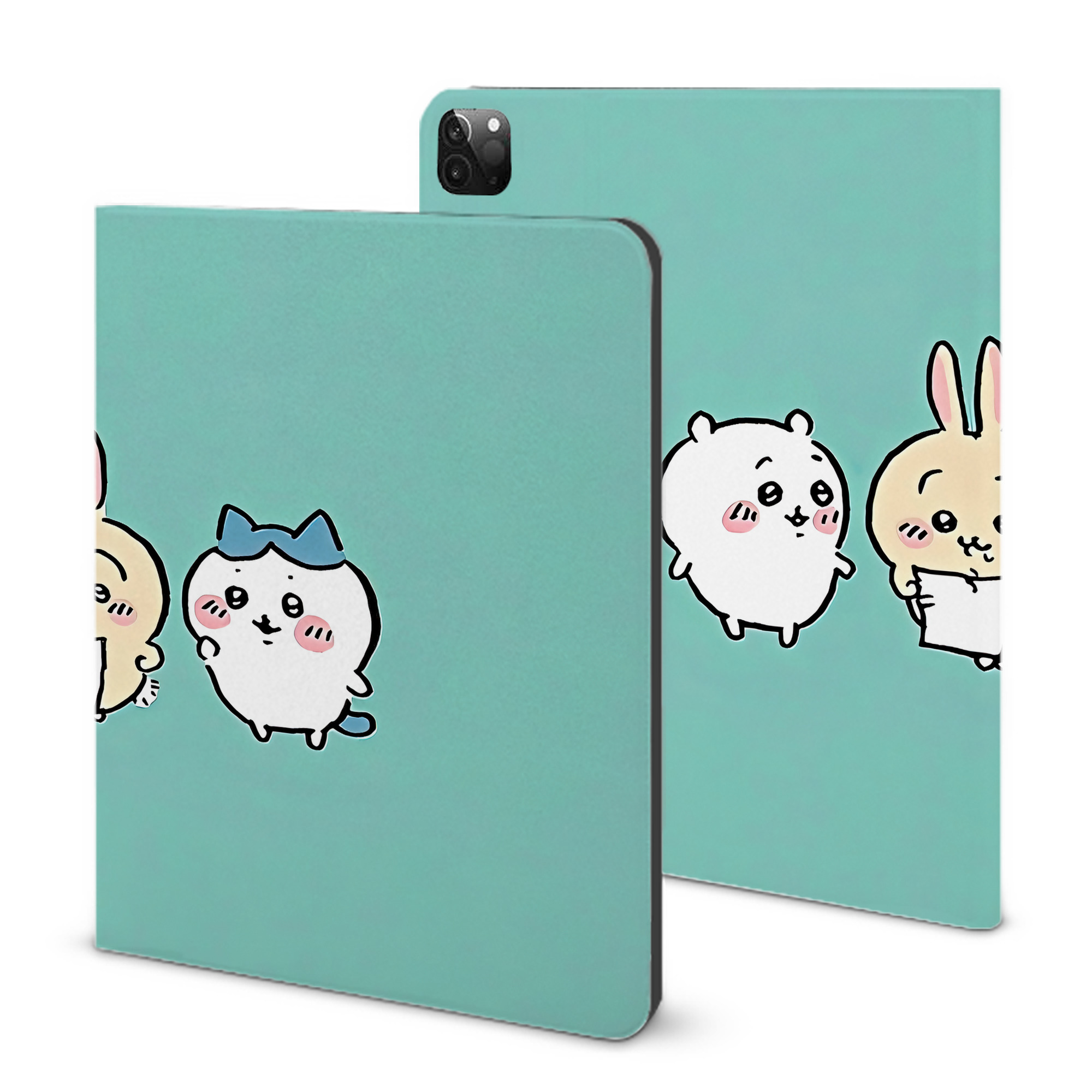 （画像用） ちいかわ Chii-kawa IPadケース ペンホルダー付き ブックスタイルデザイン